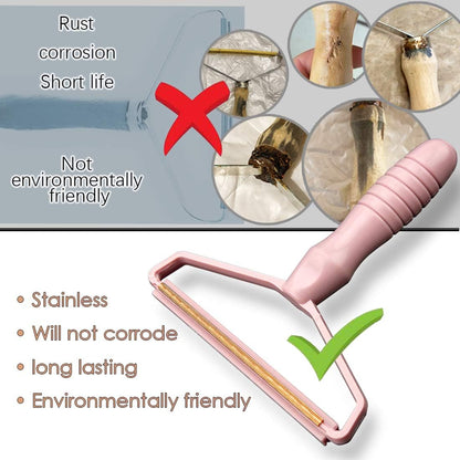 Portable Fabric Shaver, Pet Hair Remover, Manual Lint Remover, Dog Hair Remover Tool, Removing Dust from Clothing, Carpet, Furniture, Blankets, Couch Pink 1pcs
