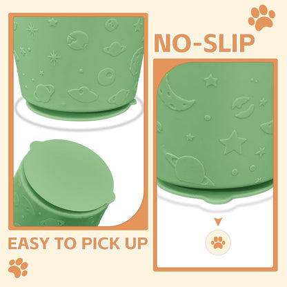Dog Lick Bowl,Anxiety Relief Non-Slip Silicone Treat Bowl,Durable Anti-Choking Long-Lasting Enrichment Slow Feeder Licking Mat for Small Medium Large Breed,Freezable BPA Free Silicone Dishwasher Safe