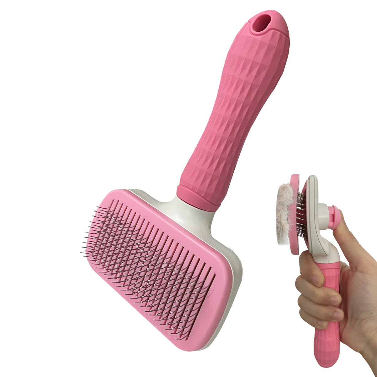 Pet Cleaning Deshedding Brush,Pet Hair Removal Brush for Shedding Massaging Grooming for Small Dogs,Cats,Rabbits(blue)