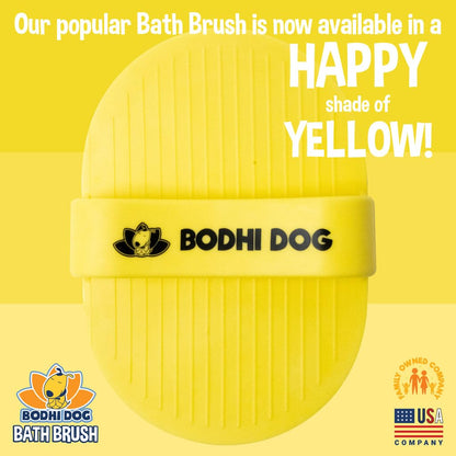 Bodhi Dog Shampoo Brush - Pet Grooming & Bath Supplies for Dogs and Cats - Bath Brush for Long & Short Hair - Premium Scrubber for Shower, Bathing & Massage (One Pack, Blue)