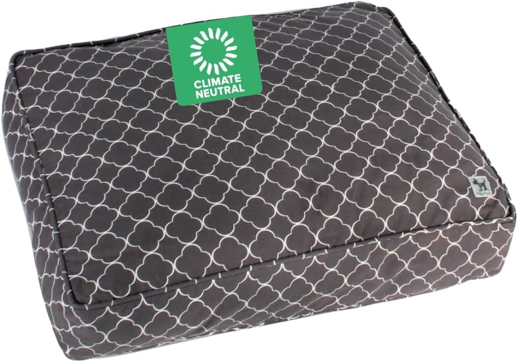 Molly Mutt Medium to Large Dog Bed Cover- Forever Young Print - Measures 27”X36”X5’’ - 100% Cotton - Durable - Breathable - Sustainable - Machine Washable Dog Bed Cover (Dd82b)