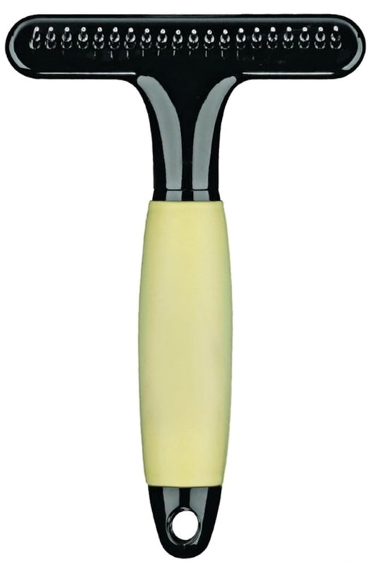 Rocky Mountain Goods Undercoat Rake for Dogs & Cats – Deshedding Grooming Brush with Stainless Steel Teeth, Reduces Shedding & Removes Undercoat, Comfortable Non-Slip Handle