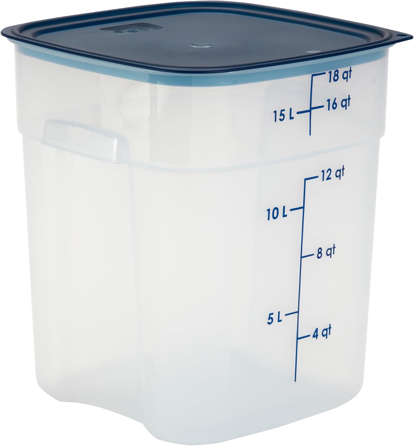 Cambro FreshPro 12 Quart (QT) Food Storage Container with Lid (Restaurant Grade) - for Food Prep, Commercial Kitchen, Pet and Dog Food Container (Translucent)