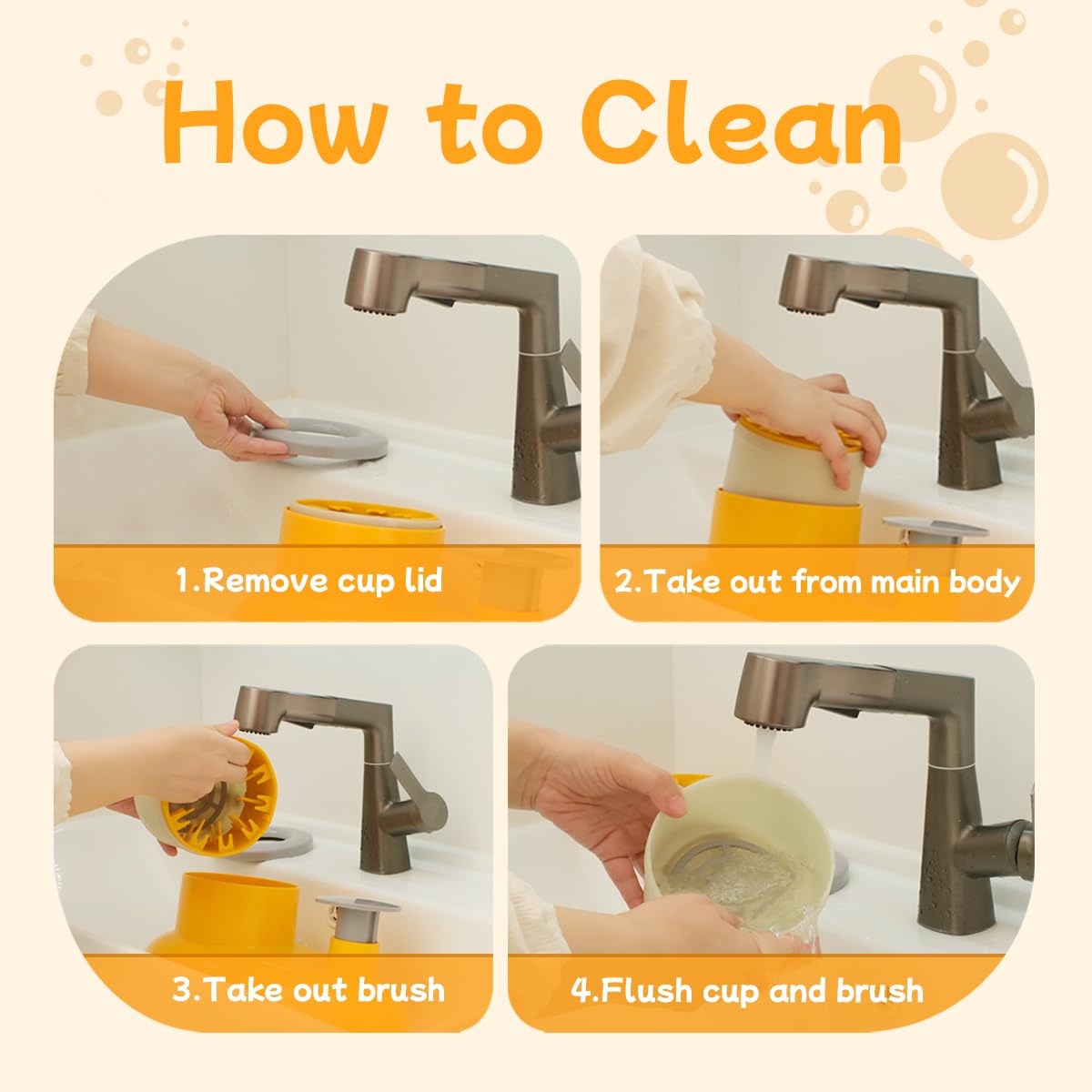 Mechanical Dog Paw Cleaner-Manually Driven Spinning-Cup Washer for All Breeds (Medium-Large)