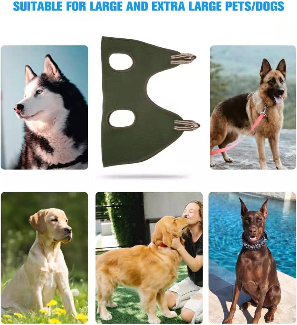 Kkiimatt 10 in 1 Pet Grooming Hammock Harness with Nail Clippers/Trimmer, Nail File, Dog Hammock/Grooming Sling for Nail Trimming/Clipping