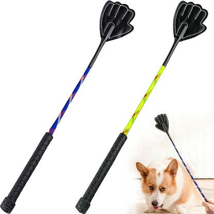 2 Pack 17" Lightweight Dog Training Stick Pole, Puppy Training Tools Whip with Anti-Slip Handle, Outdoor and Indoor Exercise Interactive Dog Pole for Small Medium Dogs