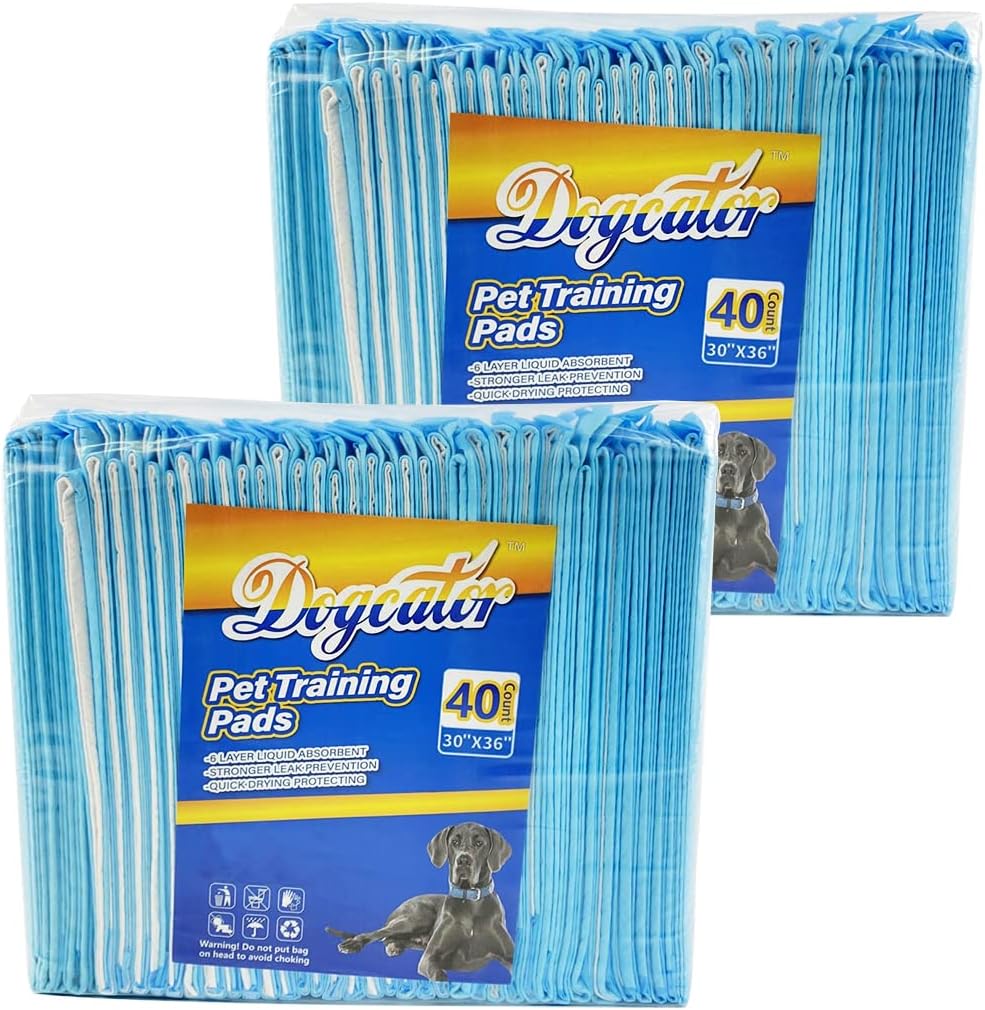 Dog Pee Pads Extra Large 30"x36", Super Absorbent Pee Pads for Dogs, Disposable Urine Bed Pads for Doggie, Thicken XXL Puppy Pads, Piddle Pads X-Large for Indoor, Outdoor Use