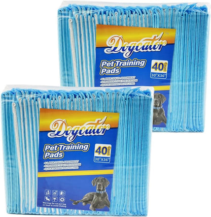 Dog Pee Pads Extra Large 30"x36", Super Absorbent Pee Pads for Dogs, Disposable Urine Bed Pads for Doggie, Thicken XXL Puppy Pads, Piddle Pads X-Large for Indoor, Outdoor Use