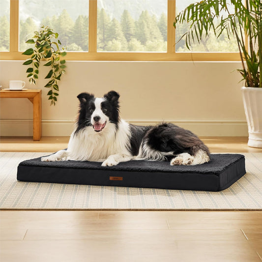 Waterproof Dog Bed Cover Replacement, Large 36x27x3in, Green | 100% Oxford Fabric, For Outdoor and Indoor Use, Machine Washable, Custom Fit for Dog or Cat Pet Mats, Easy Care