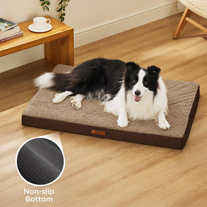 Waterproof Dog Bed Cover Replacement, Large 36x27x3in, Green | 100% Oxford Fabric, For Outdoor and Indoor Use, Machine Washable, Custom Fit for Dog or Cat Pet Mats, Easy Care
