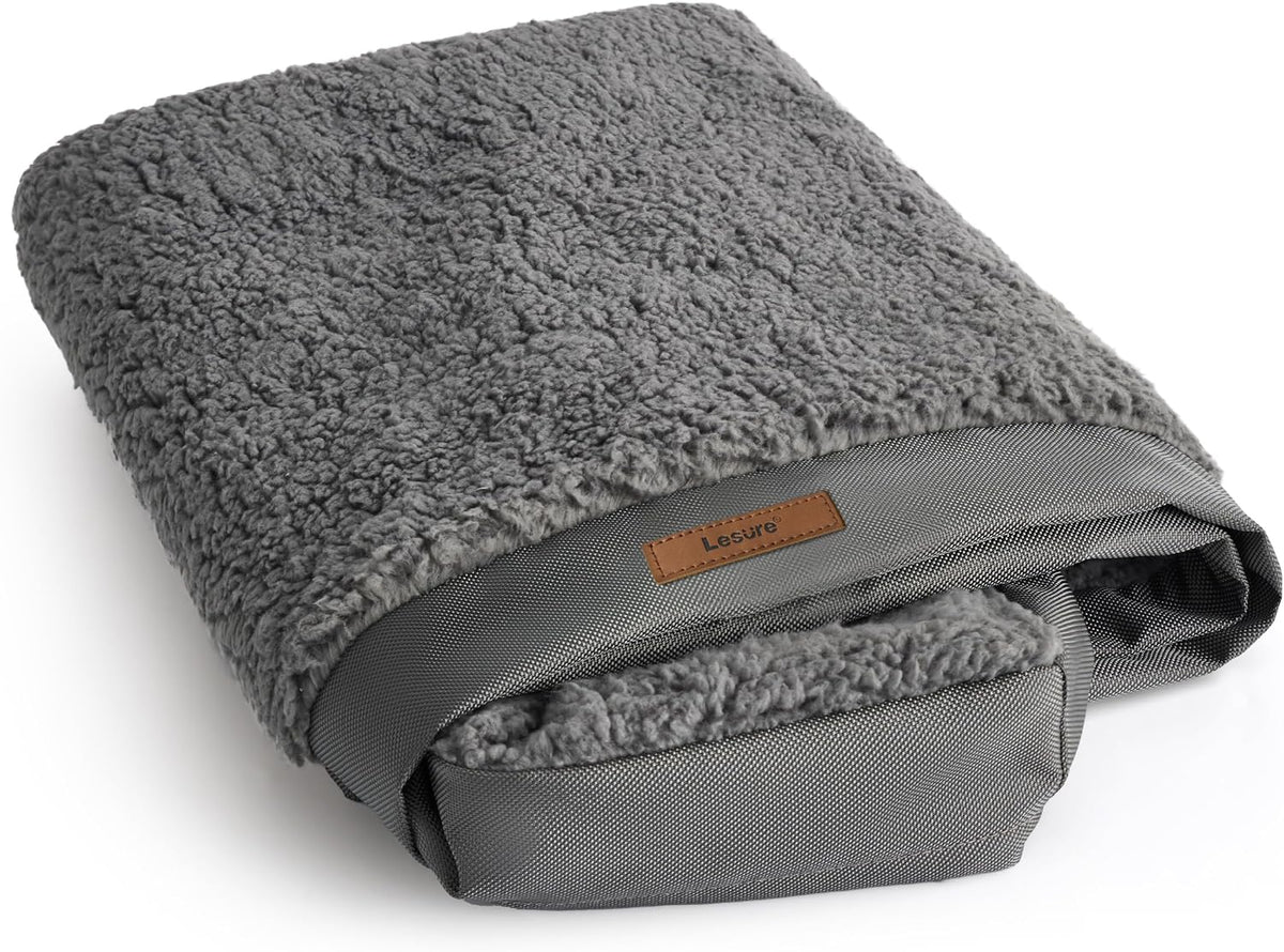 Waterproof Dog Bed Cover Replacement, Large 36x27x3in, Green | 100% Oxford Fabric, For Outdoor and Indoor Use, Machine Washable, Custom Fit for Dog or Cat Pet Mats, Easy Care