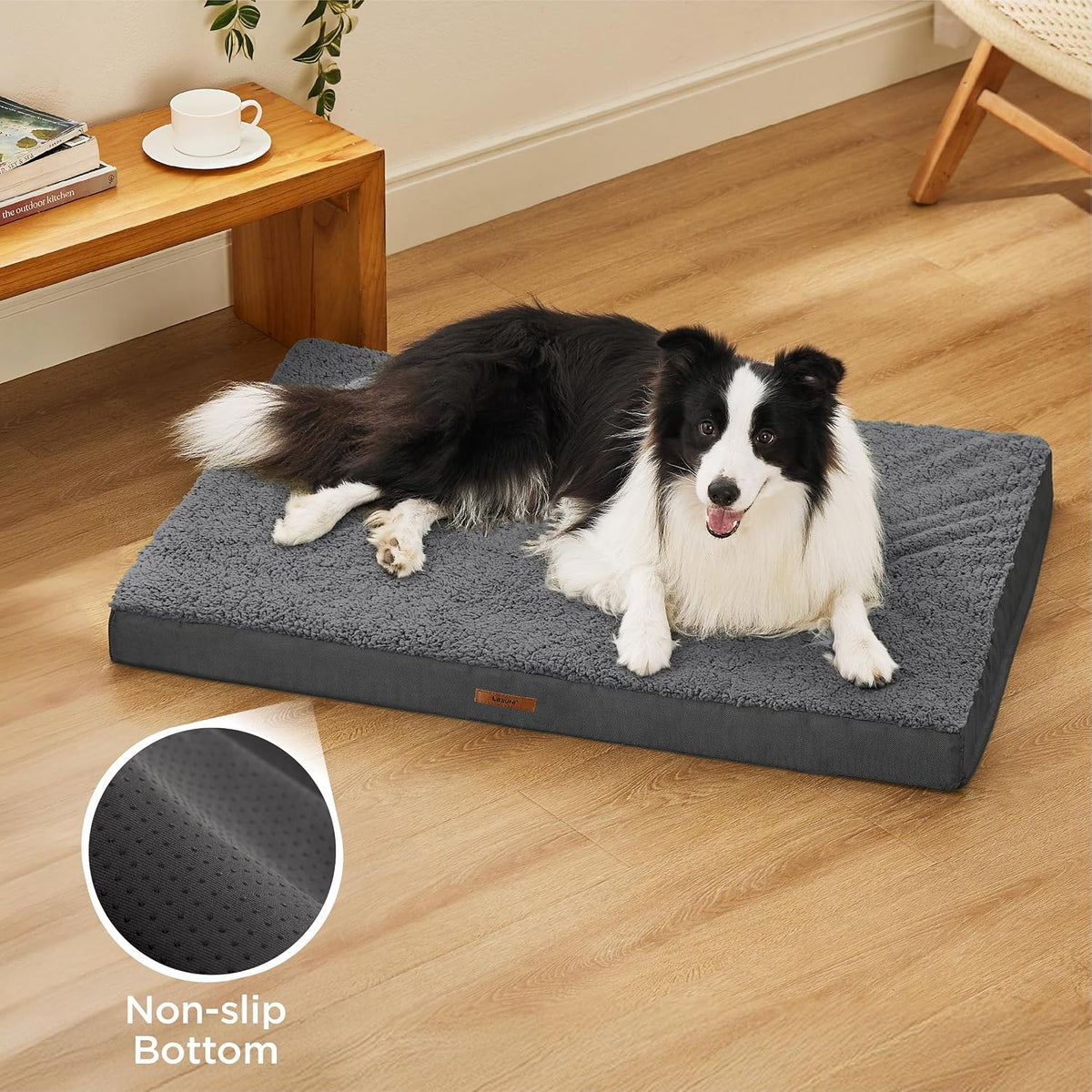 Waterproof Dog Bed Cover Replacement, Large 36x27x3in, Green | 100% Oxford Fabric, For Outdoor and Indoor Use, Machine Washable, Custom Fit for Dog or Cat Pet Mats, Easy Care