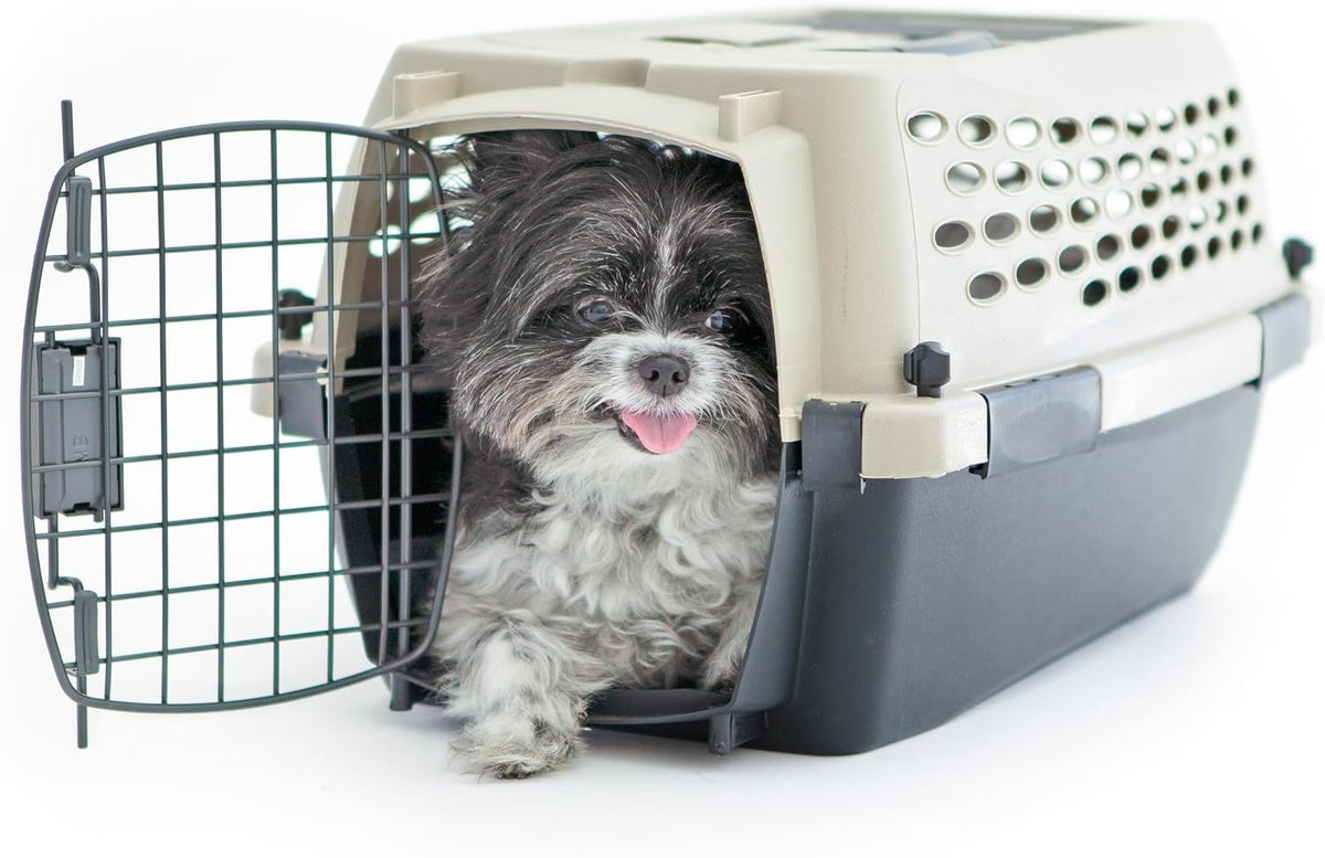 Vari Dog Kennel, Carrier, XS 19in, Up to 10lbs, Taupe