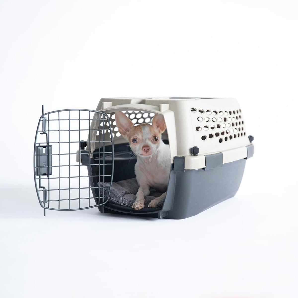 Vari Dog Kennel, Carrier, XS 19in, Up to 10lbs, Taupe
