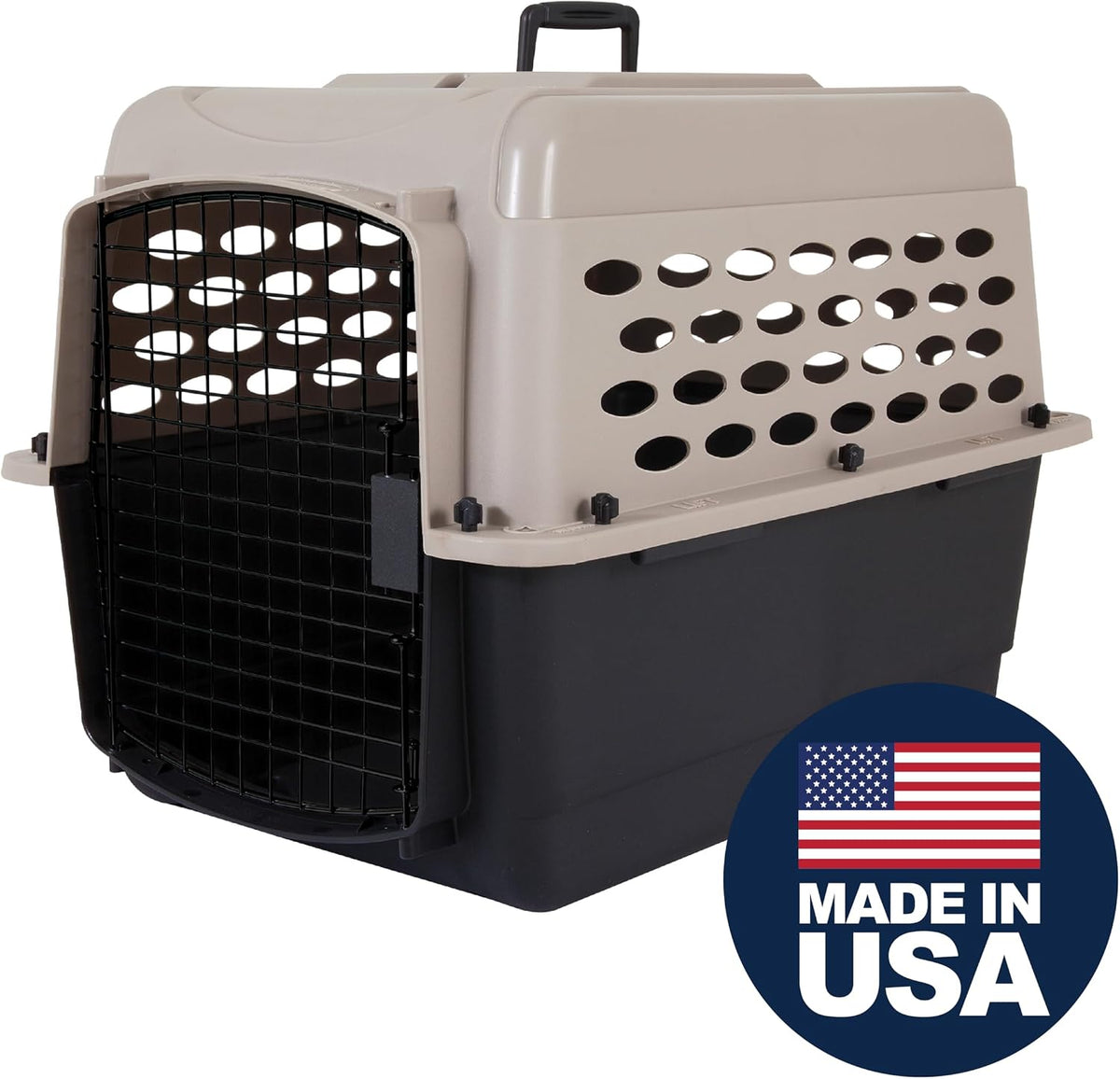 Vari Dog Kennel, Carrier, XS 19in, Up to 10lbs, Taupe