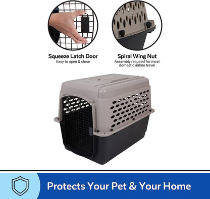 Vari Dog Kennel, Carrier, XS 19in, Up to 10lbs, Taupe