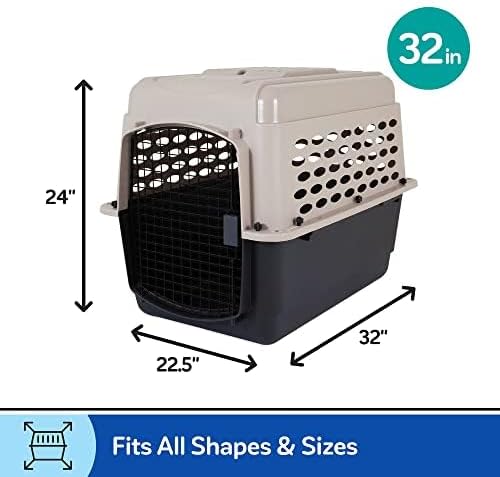 Vari Dog Kennel, Carrier, XS 19in, Up to 10lbs, Taupe