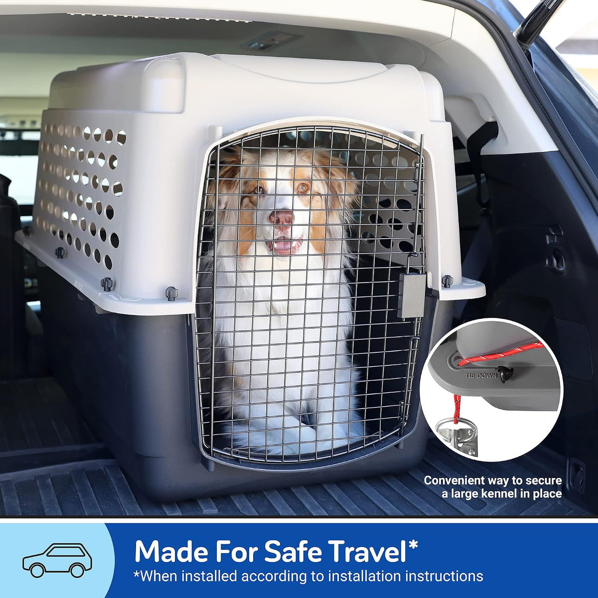 Vari Dog Kennel, Carrier, XS 19in, Up to 10lbs, Taupe