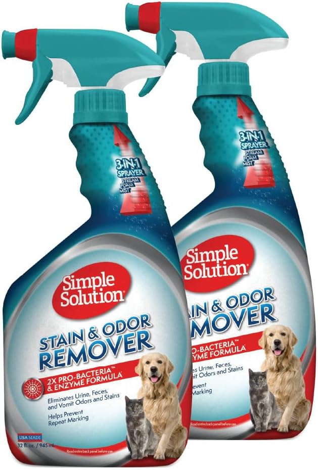 Extreme Stain & Odor Remover, Pee Cleaner, 32oz (Pack of 2)