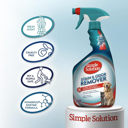 Extreme Stain & Odor Remover, Pee Cleaner, 32oz (Pack of 2)