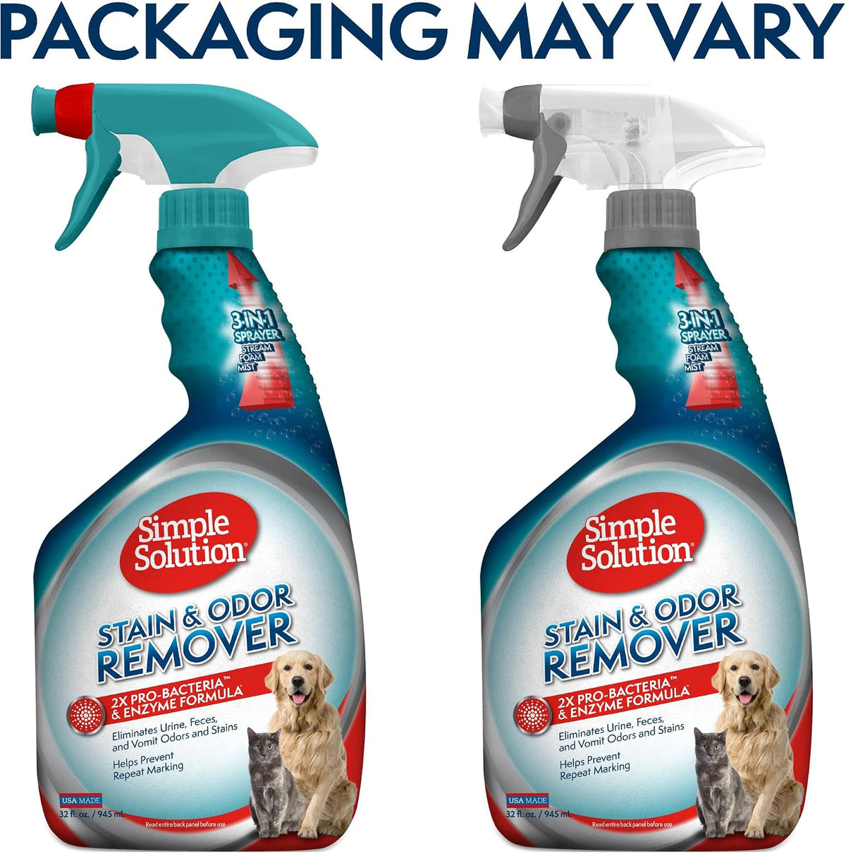Extreme Stain & Odor Remover, Pee Cleaner, 32oz (Pack of 2)