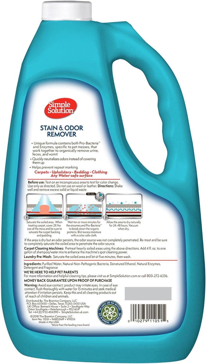 Extreme Stain & Odor Remover, Pee Cleaner, 32oz (Pack of 2)