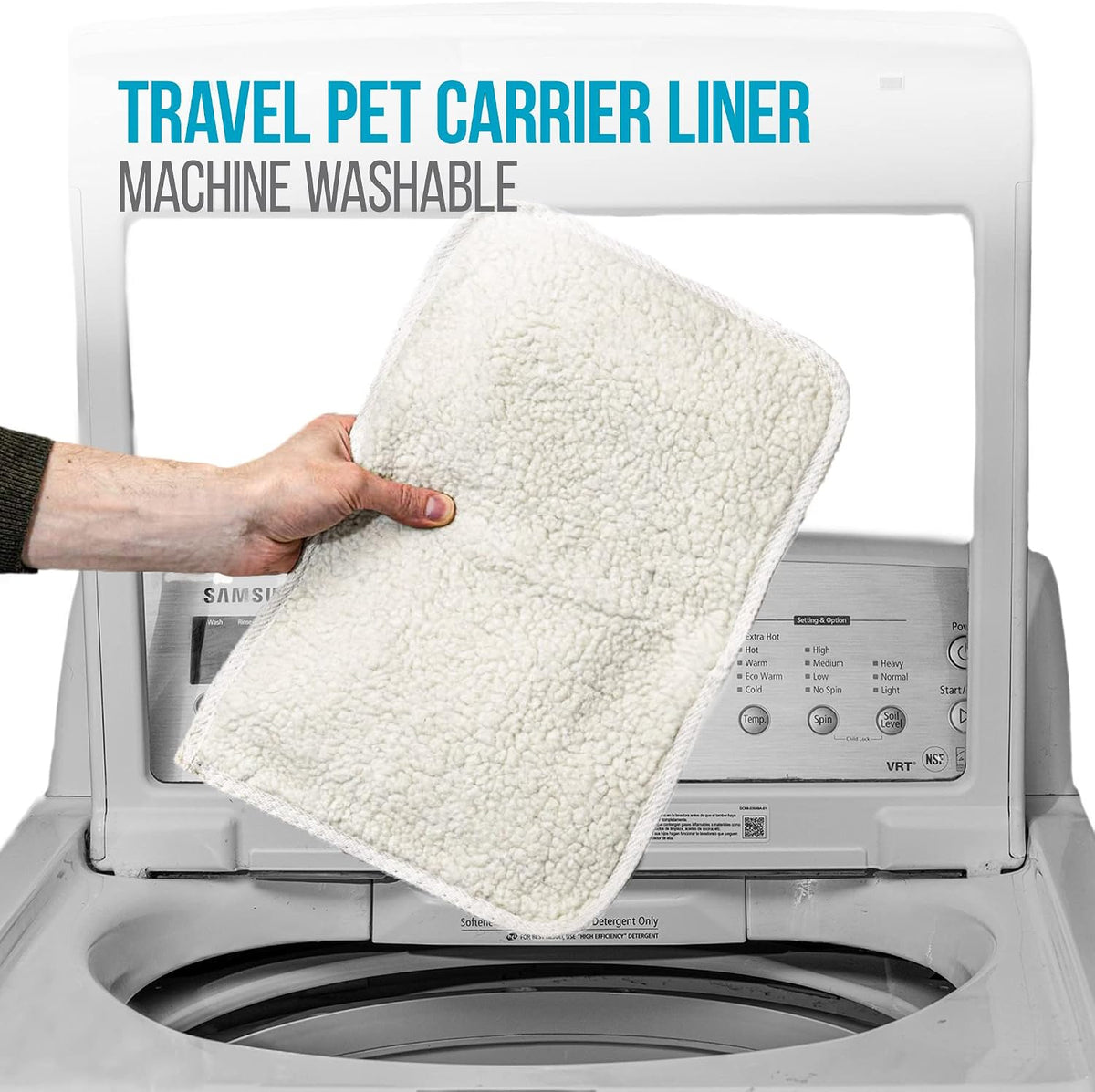 Original Deluxe Travel Pet Carrier, Airline Approved - Black, Large