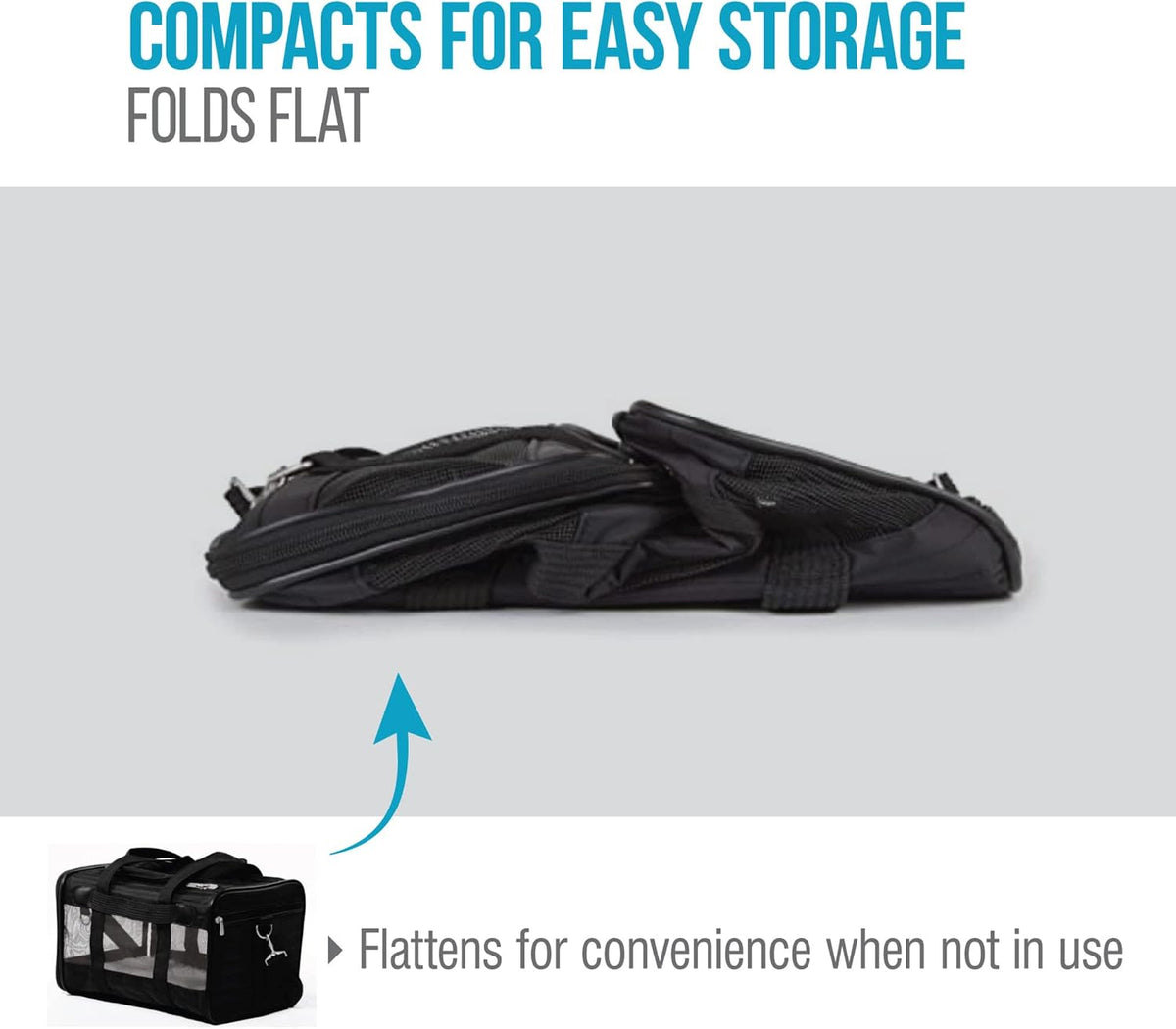 Original Deluxe Travel Pet Carrier, Airline Approved - Black, Large