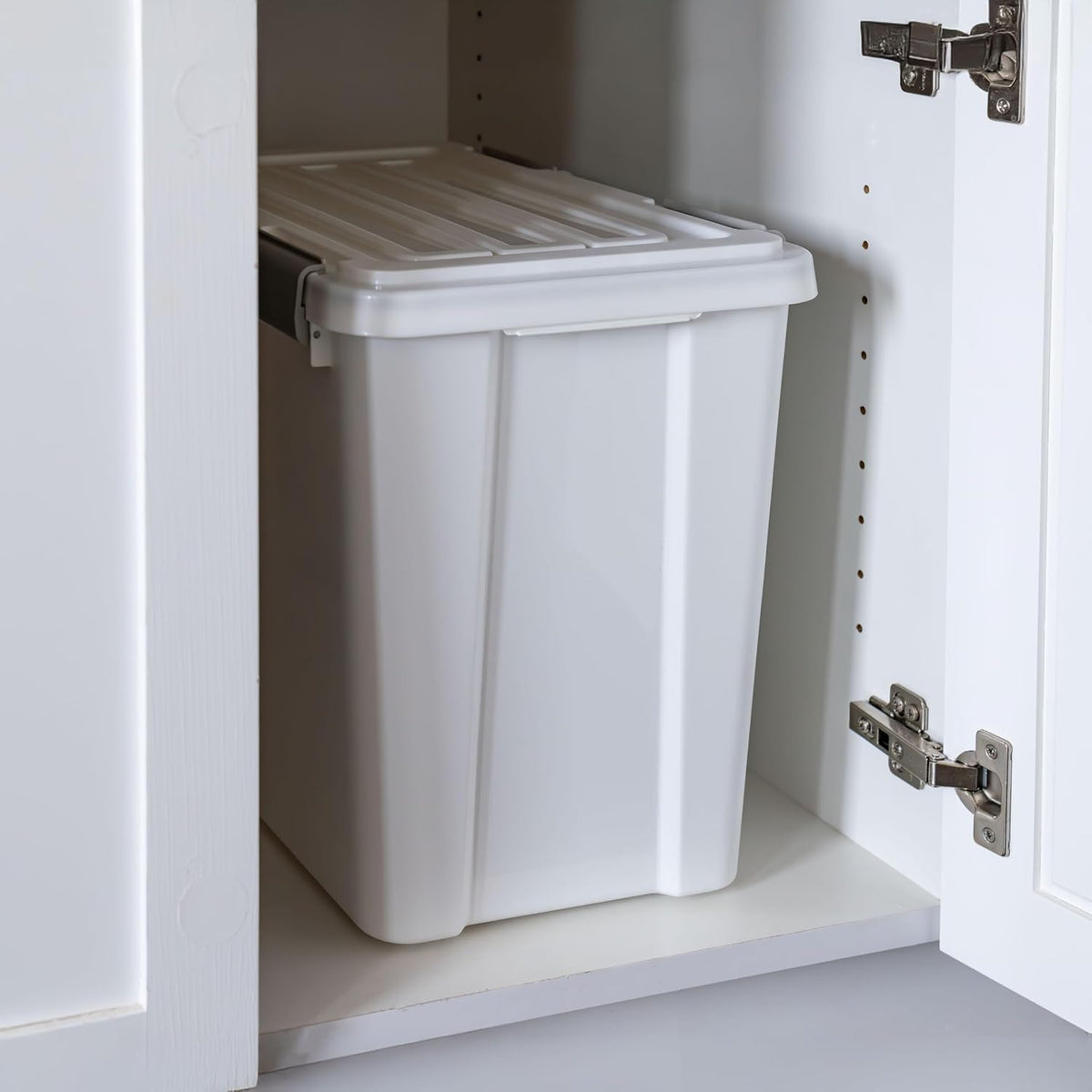 Dog Food Storage Container, Up to 30 lbs, Gray/Dark Gray