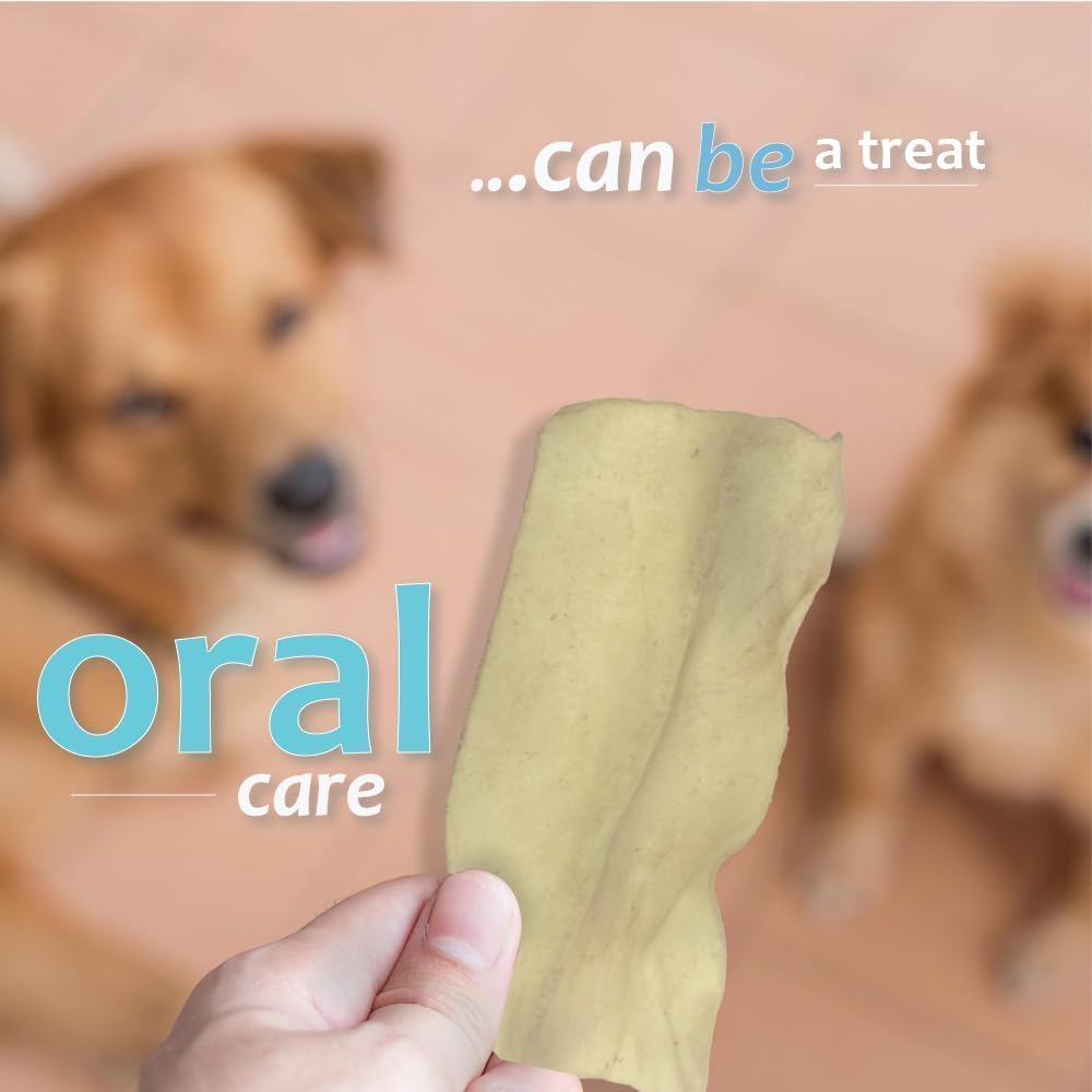 Oral Hygiene Chews for Small Dogs-Enzymatic Dental Treats for Daily Oral Care, Cleans Teeth and Freshens Breath, Reduces Plaque, Bacteria and Tartar Build Up Without Brushing-30 Chews