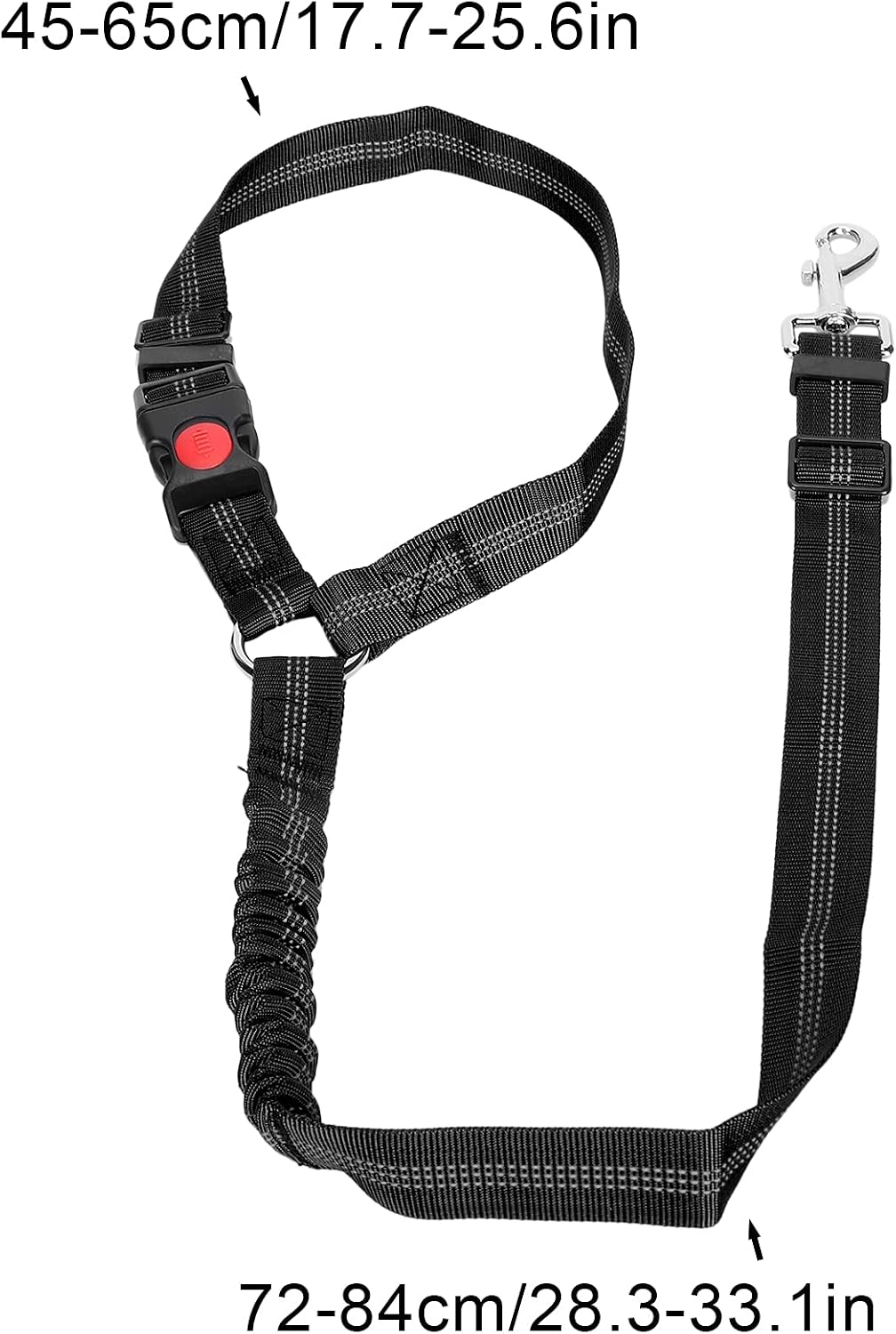 Dog Seat Belt for Car, Dog Car Harness Dog Nylon Reflective Safety Seatbelt Strap Crash Tested Dog Seat Belt Dog Restraints Vehicle Seatbelts Harness Puppy Safety Harness for
