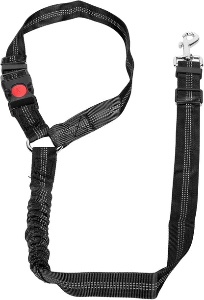 Dog Seat Belt for Car, Dog Car Harness Dog Nylon Reflective Safety Seatbelt Strap Crash Tested Dog Seat Belt Dog Restraints Vehicle Seatbelts Harness Puppy Safety Harness for