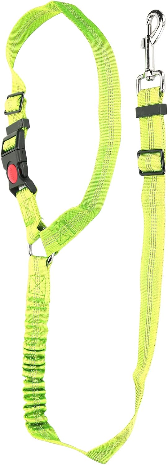 Dog Seat Belt for Car, Dog Car Harness Dog Nylon Reflective Safety Seatbelt Strap Crash Tested Dog Seat Belt Dog Restraints Vehicle Seatbelts Harness Puppy Safety Harness for