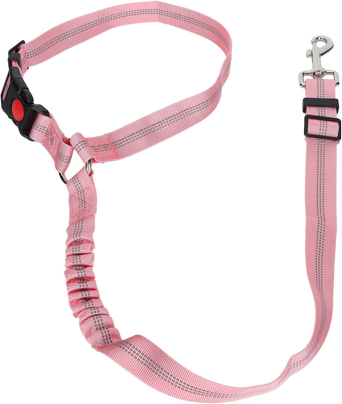 Dog Seat Belt for Car, Dog Car Harness Dog Nylon Reflective Safety Seatbelt Strap Crash Tested Dog Seat Belt Dog Restraints Vehicle Seatbelts Harness Puppy Safety Harness for