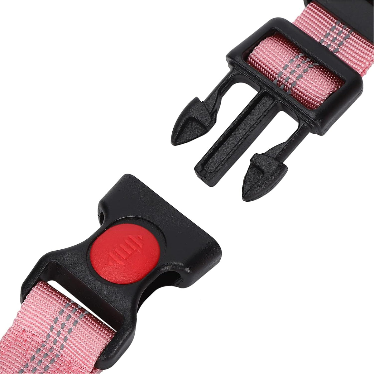 Dog Seat Belt for Car, Dog Car Harness Dog Nylon Reflective Safety Seatbelt Strap Crash Tested Dog Seat Belt Dog Restraints Vehicle Seatbelts Harness Puppy Safety Harness for