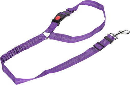 Dog Seat Belt for Car, Dog Car Harness Dog Nylon Reflective Safety Seatbelt Strap Crash Tested Dog Seat Belt Dog Restraints Vehicle Seatbelts Harness Puppy Safety Harness for