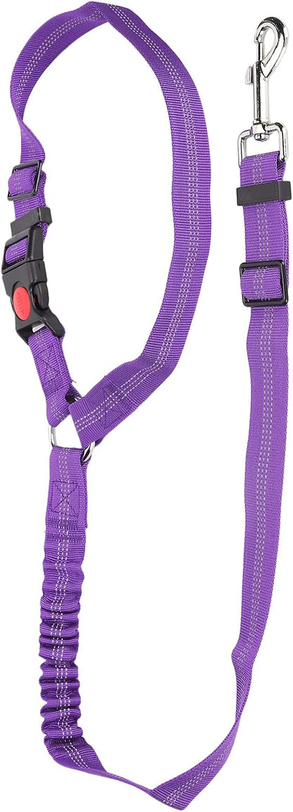 Dog Seat Belt for Car, Dog Car Harness Dog Nylon Reflective Safety Seatbelt Strap Crash Tested Dog Seat Belt Dog Restraints Vehicle Seatbelts Harness Puppy Safety Harness for