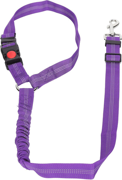Dog Seat Belt for Car, Dog Car Harness Dog Nylon Reflective Safety Seatbelt Strap Crash Tested Dog Seat Belt Dog Restraints Vehicle Seatbelts Harness Puppy Safety Harness for