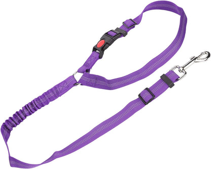 Dog Seat Belt for Car, Dog Car Harness Dog Nylon Reflective Safety Seatbelt Strap Crash Tested Dog Seat Belt Dog Restraints Vehicle Seatbelts Harness Puppy Safety Harness for