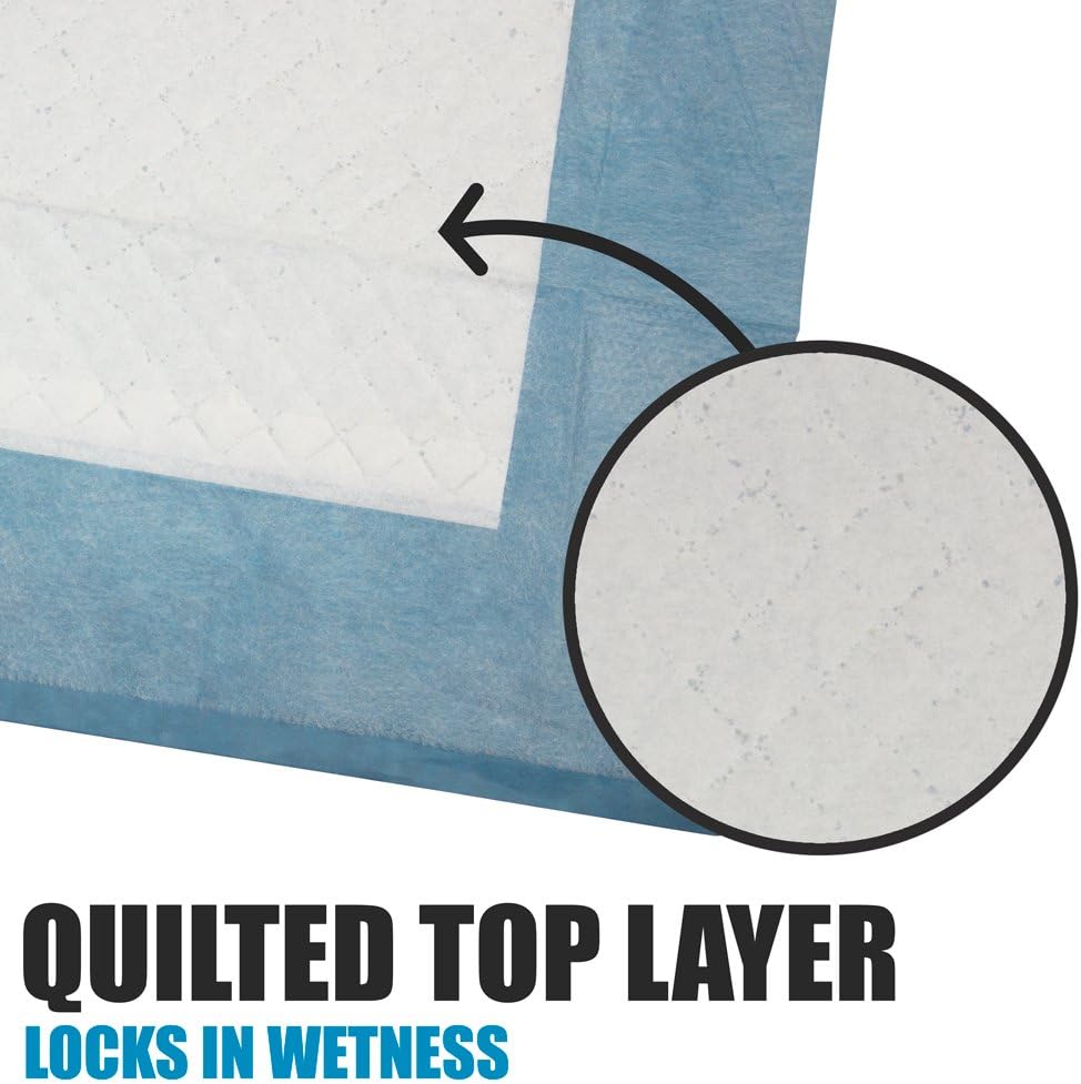Puppy Pads Leak-Proof 22"x 22" - Absorbent Pee Pads for Dogs with 6-Layer Design, Rapid Dry Sheet & Built-in Attractant - Dog Pad with Odor Control, Perfect for Puppies & Senior Dogs