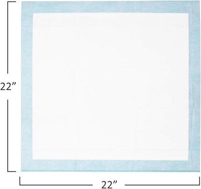 Puppy Pads Leak-Proof 22"x 22" - Absorbent Pee Pads for Dogs with 6-Layer Design, Rapid Dry Sheet & Built-in Attractant - Dog Pad with Odor Control, Perfect for Puppies & Senior Dogs