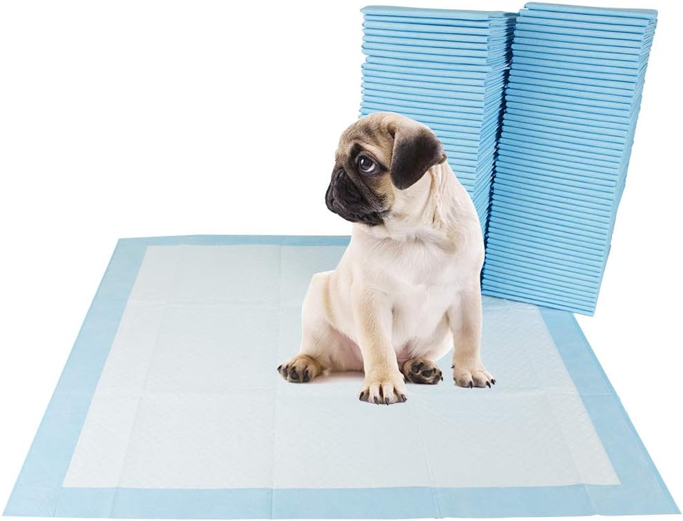 Puppy Pads Leak-Proof 22"x 22" - Absorbent Pee Pads for Dogs with 6-Layer Design, Rapid Dry Sheet & Built-in Attractant - Dog Pad with Odor Control, Perfect for Puppies & Senior Dogs