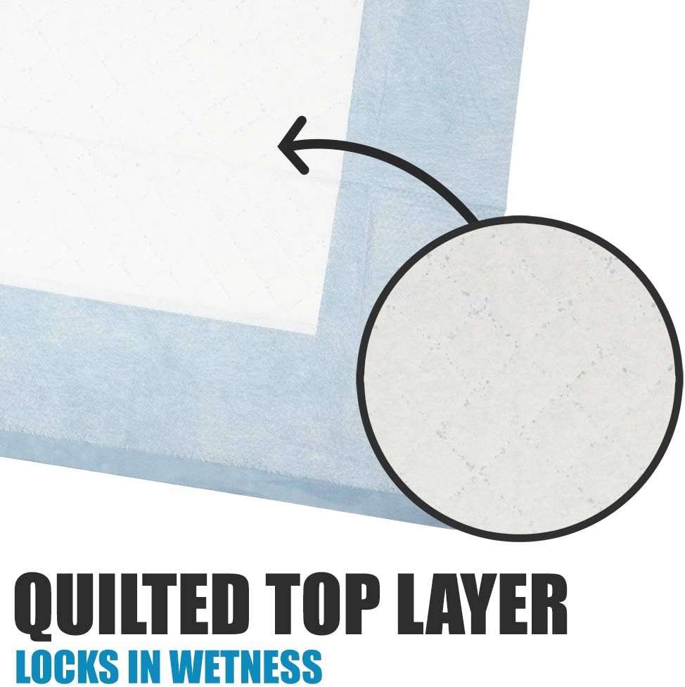 Puppy Pads Leak-Proof 22"x 22" - Absorbent Pee Pads for Dogs with 6-Layer Design, Rapid Dry Sheet & Built-in Attractant - Dog Pad with Odor Control, Perfect for Puppies & Senior Dogs