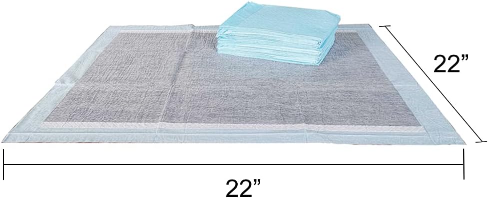Puppy Pads Leak-Proof 22"x 22" - Absorbent Pee Pads for Dogs with 6-Layer Design, Rapid Dry Sheet & Built-in Attractant - Dog Pad with Odor Control, Perfect for Puppies & Senior Dogs