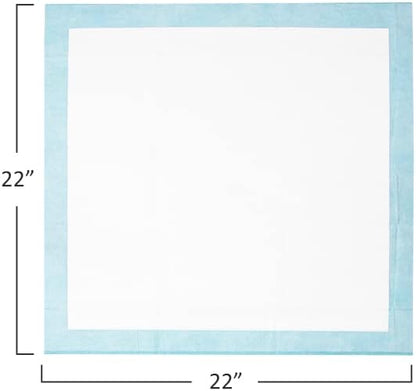 Puppy Pads Leak-Proof 22"x 22" - Absorbent Pee Pads for Dogs with 6-Layer Design, Rapid Dry Sheet & Built-in Attractant - Dog Pad with Odor Control, Perfect for Puppies & Senior Dogs