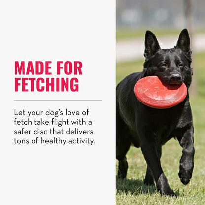 Flyer, Natural Rubber Flying Disc Fetch Toy, for Medium/Large Dogs