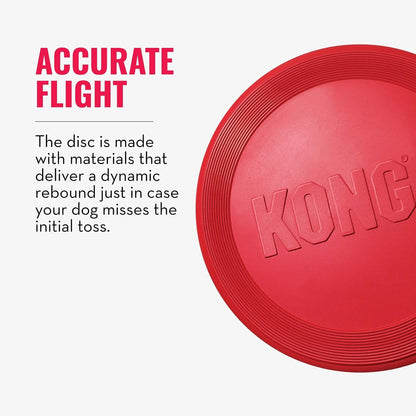 Flyer, Natural Rubber Flying Disc Fetch Toy, for Medium/Large Dogs