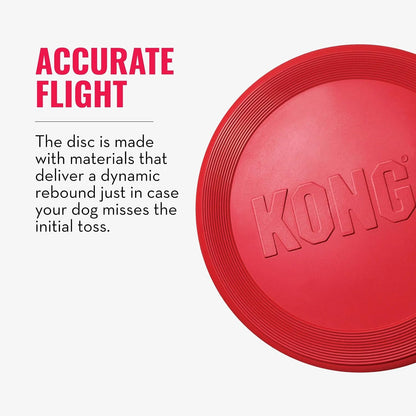 Flyer, Natural Rubber Flying Disc Fetch Toy, for Medium/Large Dogs