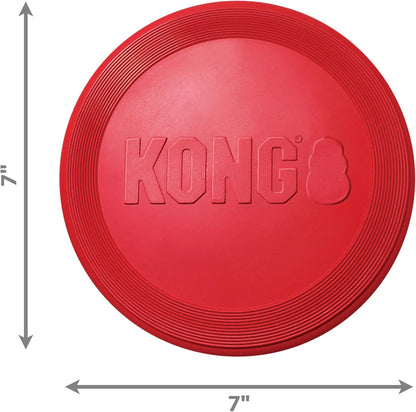 Flyer, Natural Rubber Flying Disc Fetch Toy, for Medium/Large Dogs