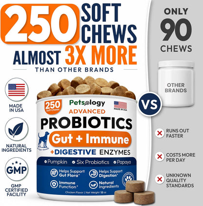 Glucosamine for Dogs, 170 Chews, Hip and Joint Supplement for Dogs
